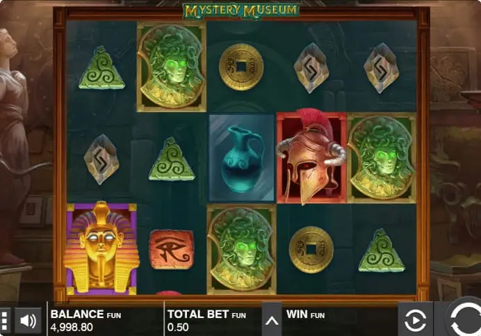 Winning symbols in online slot Mystery Museum